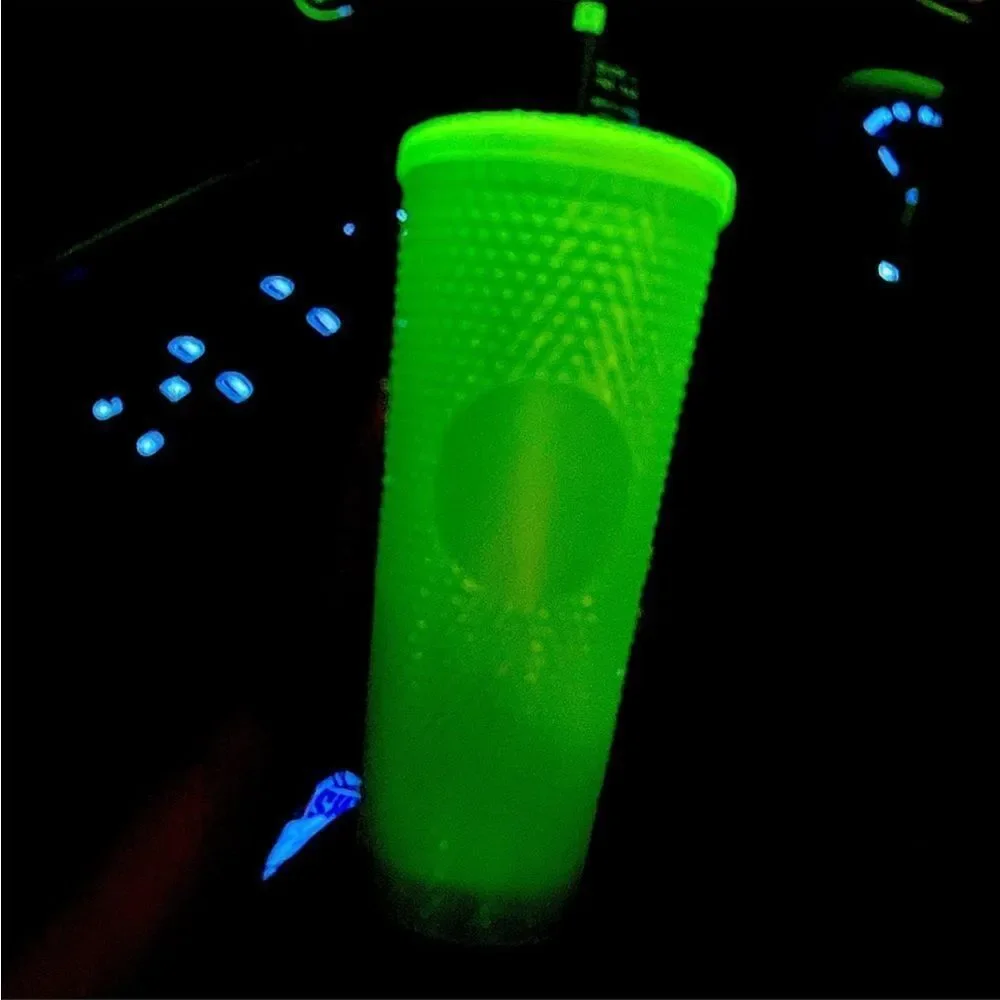 Starbucks New ‘Lemongrass’ Glow-in-the-Dark 2022 Fall Studded Bling Venti
